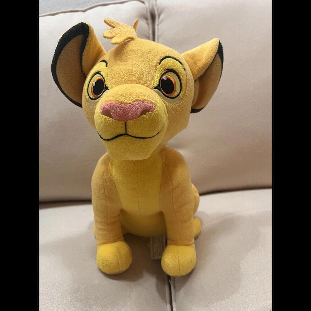 Lion King‎ Disney Store Simba Plush Stuffed Animal  10” x 5”